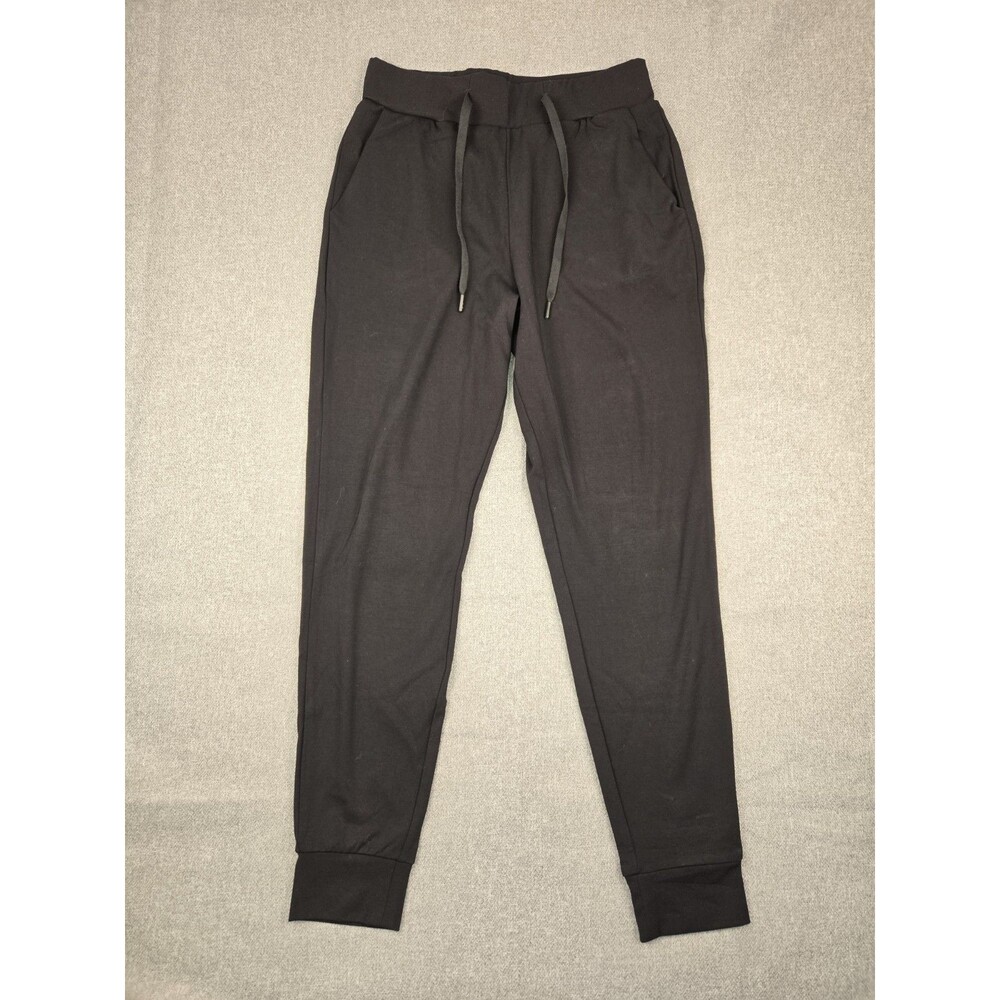 Cozy Earth Womens Bamboo Ultra-Soft Jogger Black Lounge Sweatpants Size S Small